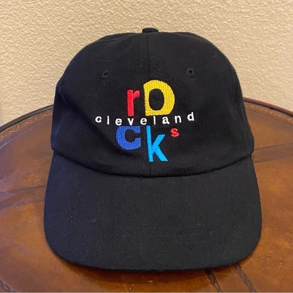 Vintage 1996 Cleveland Colliers International Black Embroidered Cap-OS-Unisex - Picture 1 of 9